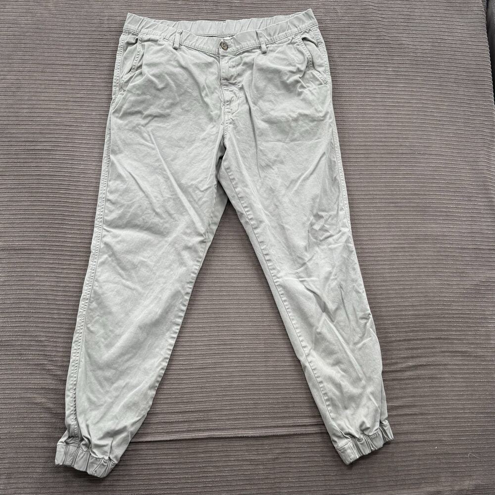 Bearbottom Joggers Men XL Gray Cotton Elastic Waist‎ Outdoors Gym Workout.